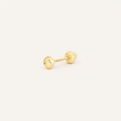 Broquel Hongo 2.6 mm Oro 10K