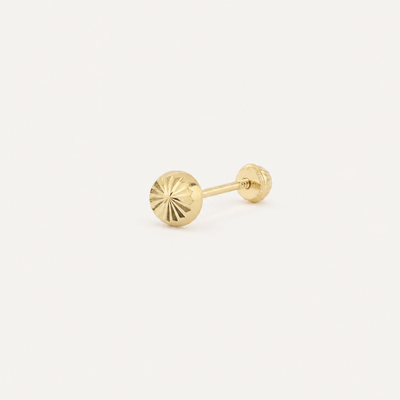 Broquel Hongo 3.6 mm Oro 10K