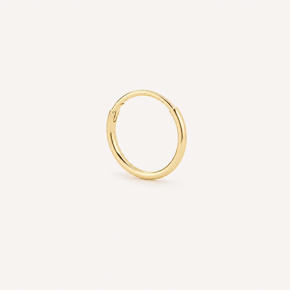 Arracada Lisa 6.6 mm Oro 10K