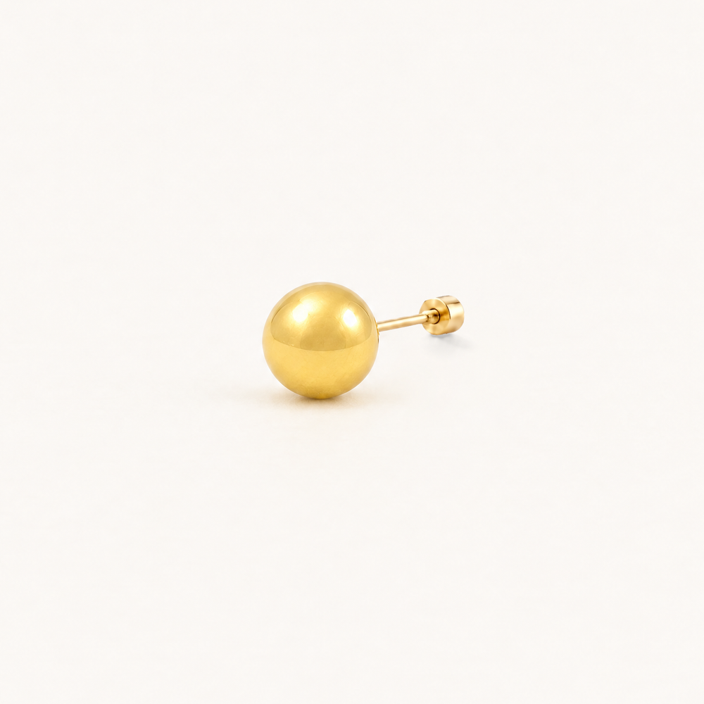 Broquel Dormilona 4.1 mm Oro 10K