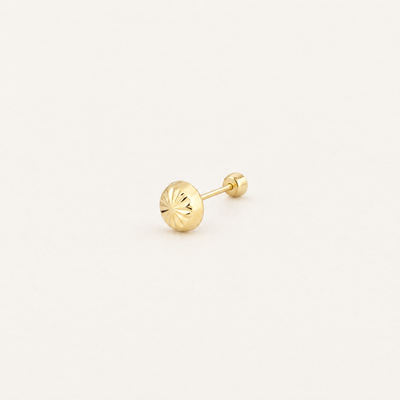 Broquel Hongo 2.6 mm Oro 10K