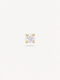 Broquel Zirconia 2mm Oro 10k — vista frontal