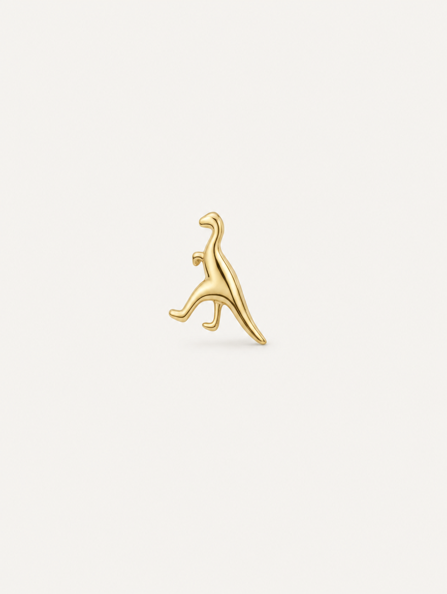 Broquel T-Rex Oro 10K — vista frontal