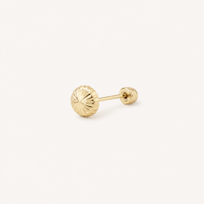 Broquel Hongo 4.6 mm Oro 10K