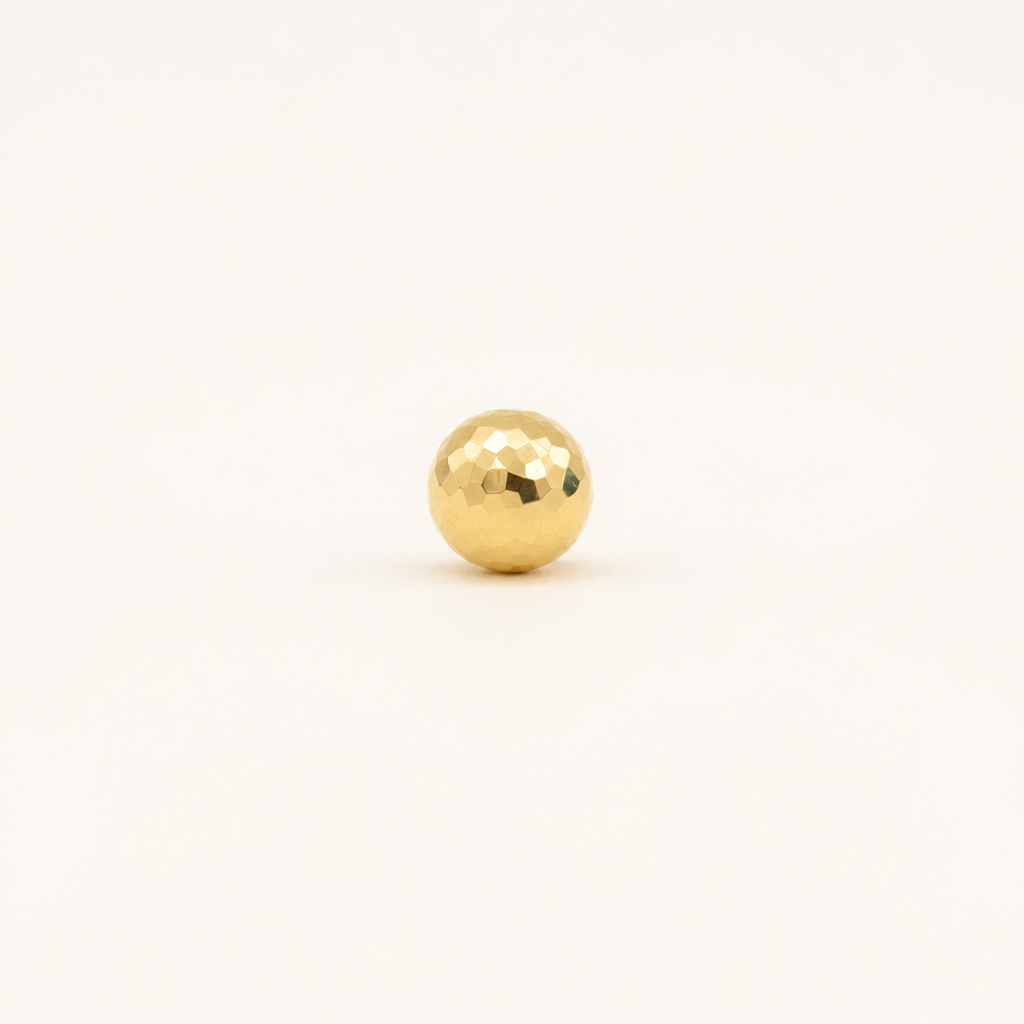 Broquel Dormilona 4.1 mm Oro 10K — vista frontal