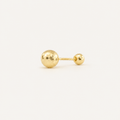 Broquel Dormilona 4.1 mm Oro 10K — vista diagonal
