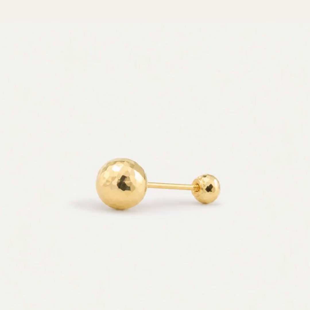 Broquel Dormilona 4.9 mm Oro 10K — ficha tecnica animada